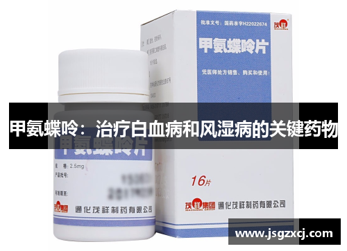 甲氨蝶呤：治疗白血病和风湿病的关键药物